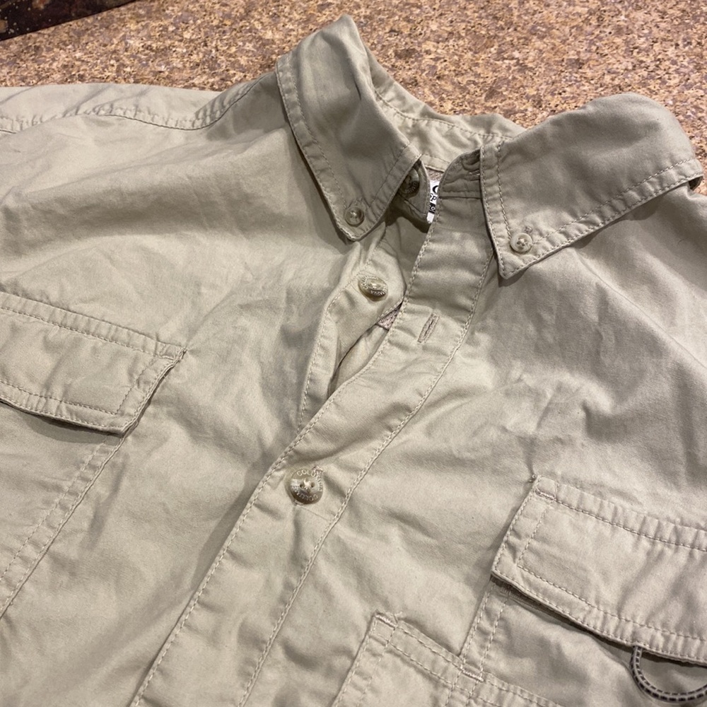 Columbia Men’s XL Button Down Button Up Short Sleeve Shirt - Picture 5 of 15